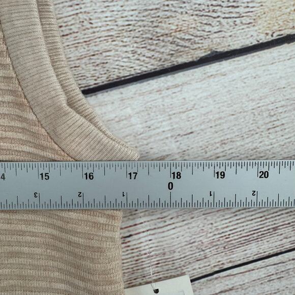 Brixton Bandera Sweater Vest Womens Small Heather Soft Pink NEW - Picture 8 of 9